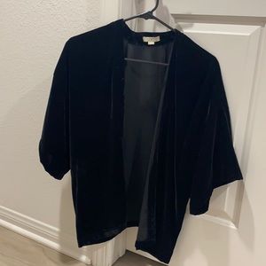 Faux velvet cover up